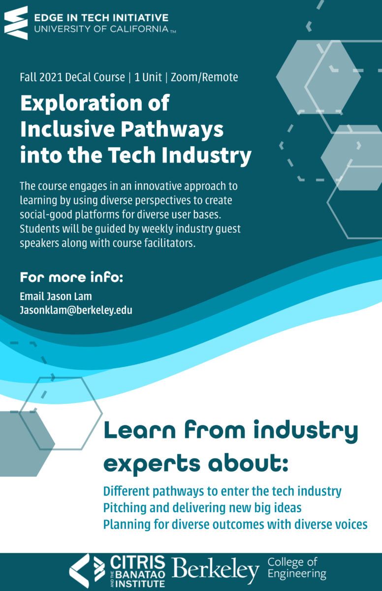 DeCal Course — EDGE in Tech Initiative at UC